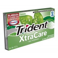 Trident® Xtra Care Yerbabuena 12 piezas de 16,32 g