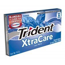 Trident® Xtra Care Menta 12 piezas de 16,32 g