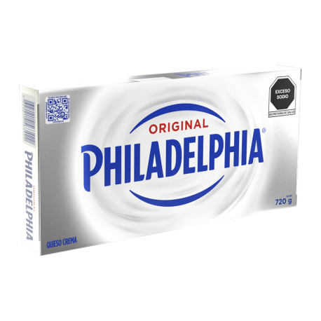 Queso Crema Philadelphia® Original 4 piezas de 180 g.